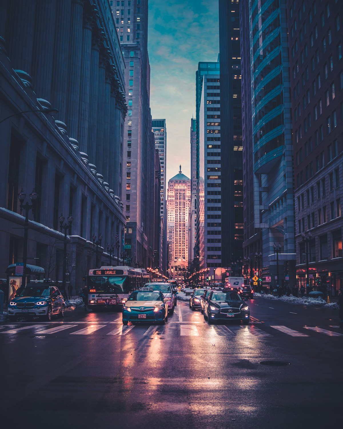 Office towers in a financial district, used as an illustration of financial markets